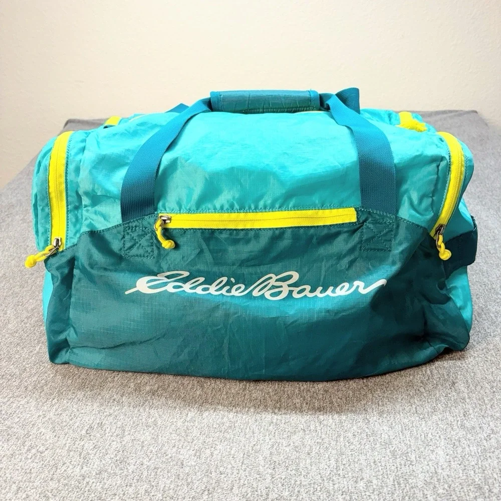 Eddie Bauer Stowaway 40L Duffel Bag Large Packable Ripstop Travel Camping Pack